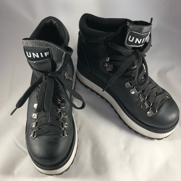 UNIF Shoes Unif Platform Werk Hiker Boots Poshmark